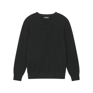 Naadam The Original Cashmere V-Neck Sweater Men's in black size XL